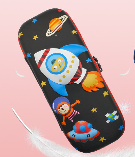 3d可爱卡通儿童小学生笔袋文具盒网红礼品eva压模创意铅笔盒