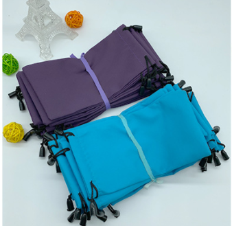 Fabric glasses bag, sun eye myopia glasses bag packaging, unisplendour protective glasses D931 details Picture