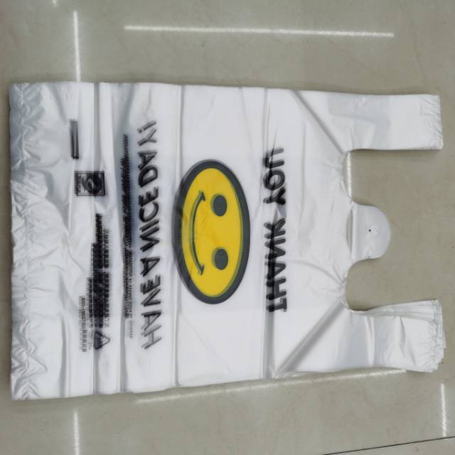 Vest bag, plastic bag, fruit bag, shopping bag, supermarket 75×100