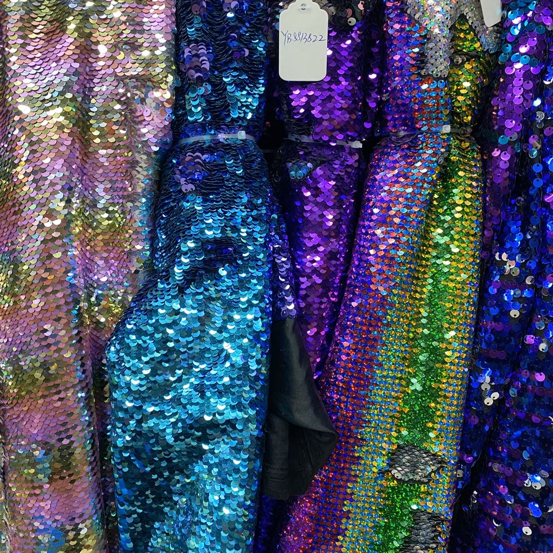 Tela de lentejuelas 5mm details Picture