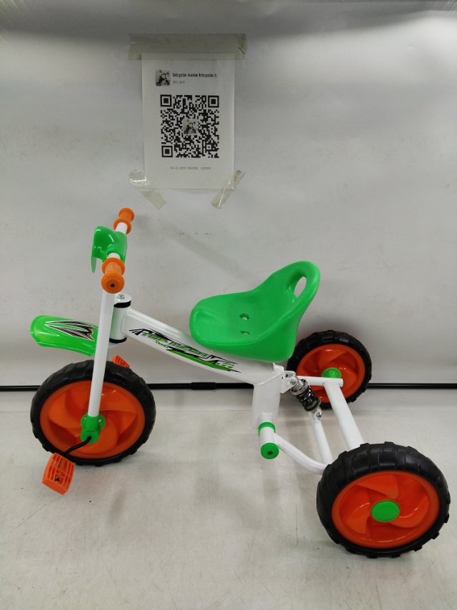 HBTR062铝合金减震器儿童三轮自行车玩具车