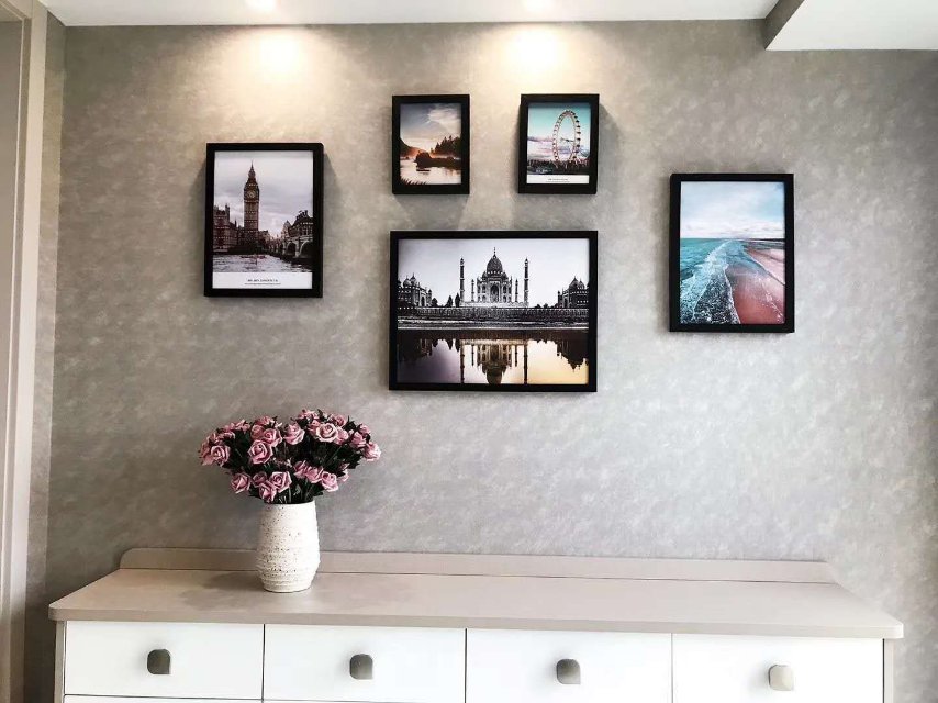 Norse adornment picture frame combination picture frame sitting room sofa background wall dining-room hangs a picture thumbnail