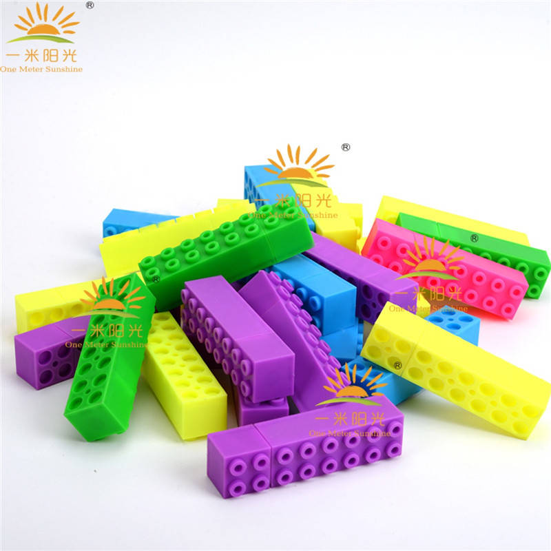 积木荧光笔多色水彩笔绘画笔学生学习用品图