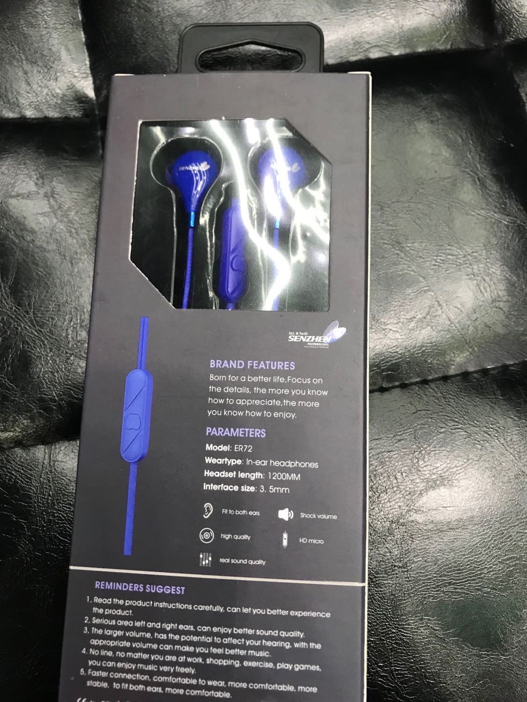 方便携带耳机耳机入耳式圆孔有线高音质降噪苹果手机电脑超重低音安卓游戏全民细节图
