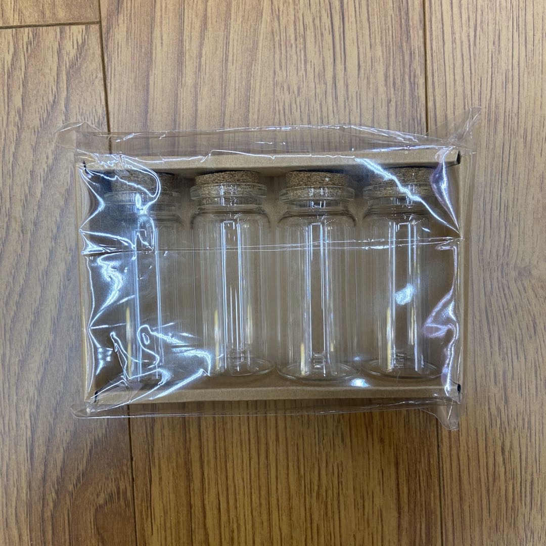 玻璃瓶DIY木塞表白许愿瓶礼物漂流瓶密封带盖透明小瓶子