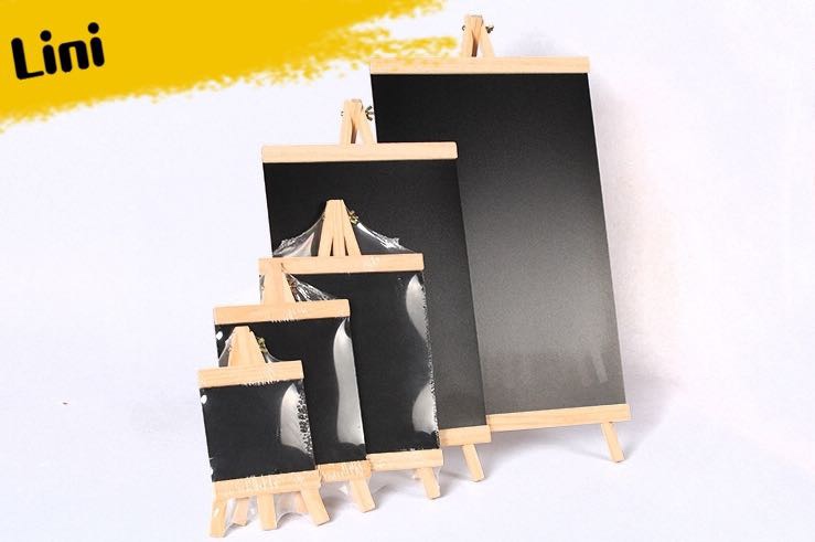 黑板三角支架黑板便捷式黑板支架黑板桌面吧台迷你黑板咖啡厅留言板广告板亚马逊产品图