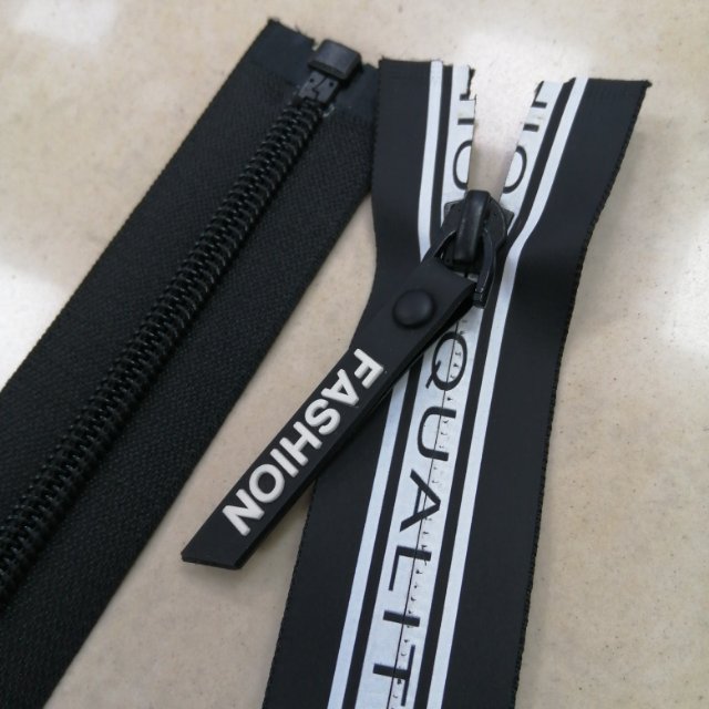 Printed Nylon Zipper Bag Waterproof Zipper No.5 Can Be Customized Invisible Open Zipper details Picture