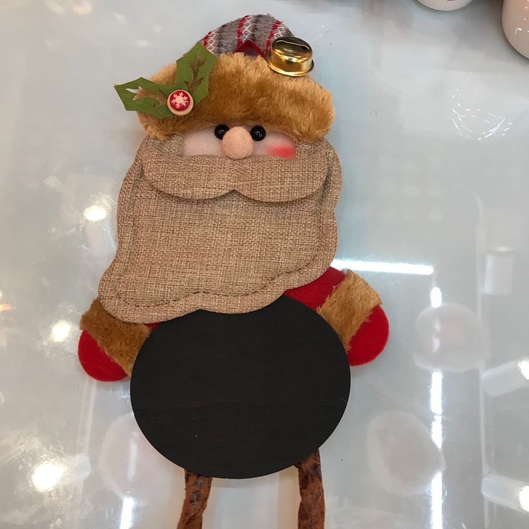 Supplies Christmas Hanging Ornaments Hanging Ornaments Mall Santa Hat Hanging Ornaments Pull Flag Atmosphere Santa Claus details Picture