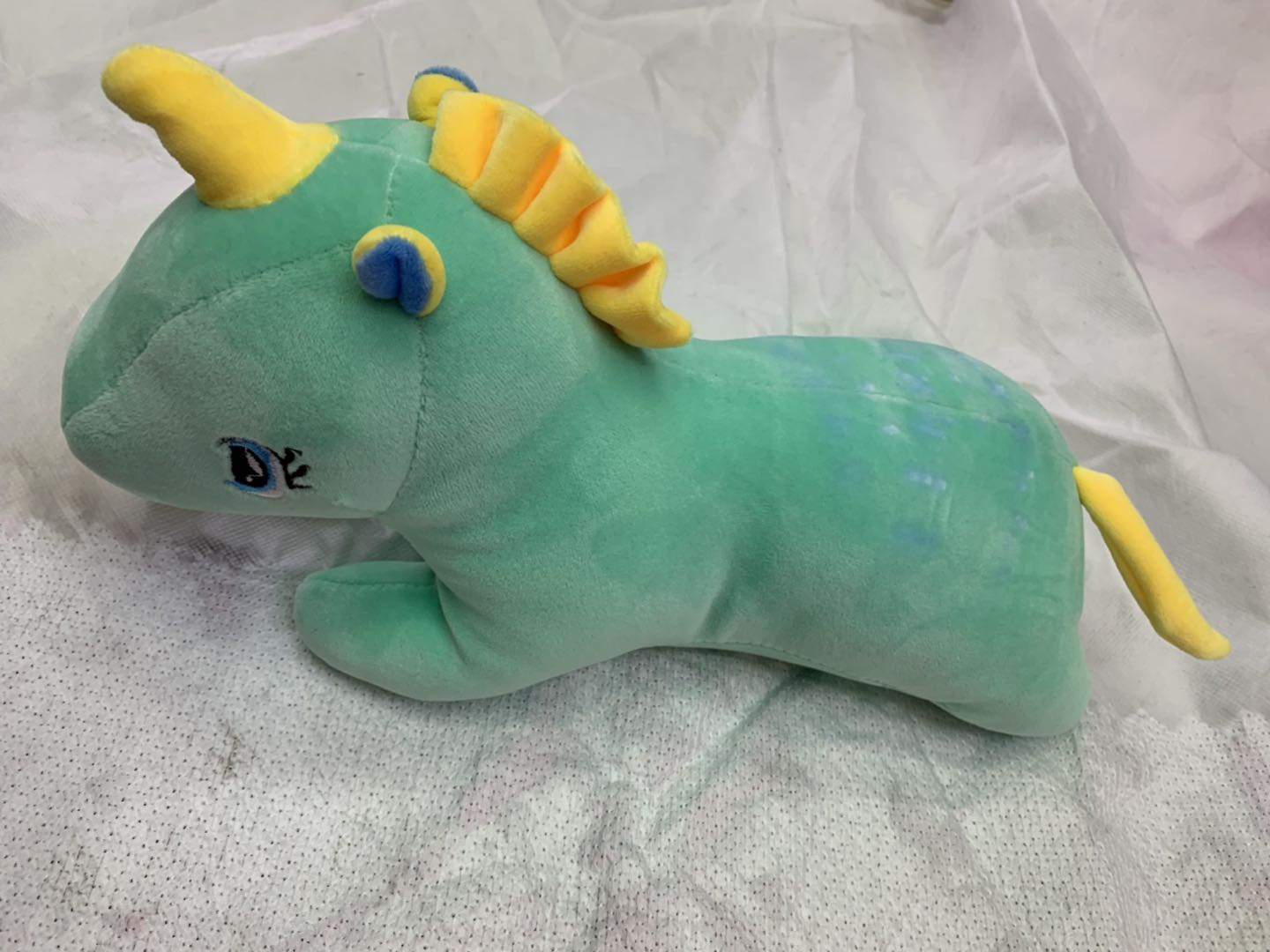 四面弹毛绒独角兽 短毛毛绒玩具 厂家直销