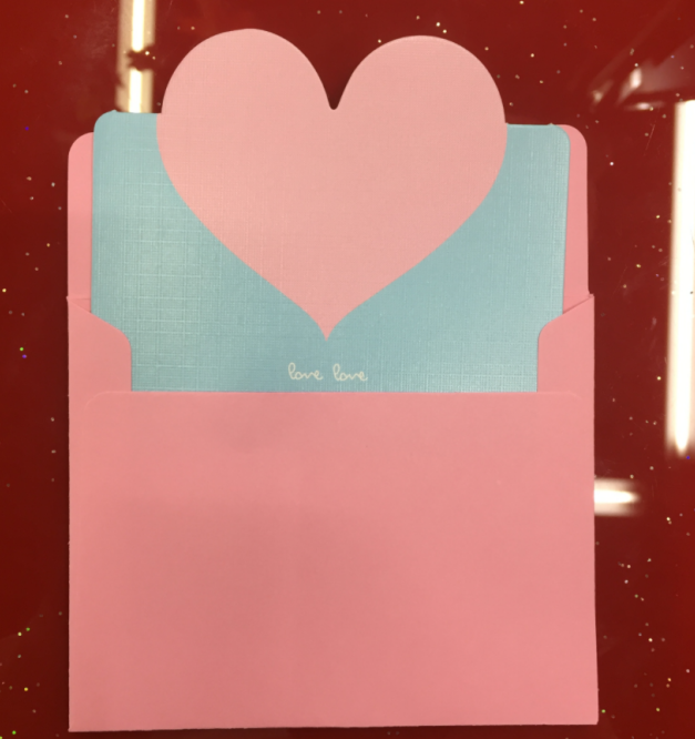 爱心贺卡情人节定制贺卡节日卡片韩国DIY感恩节贺卡细节图