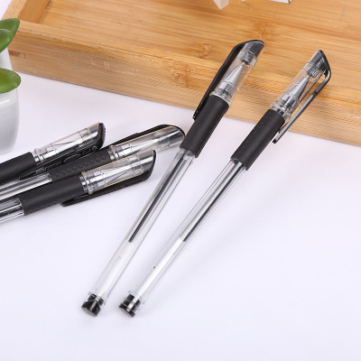 Black Neutral Pen Office Supplies Student Stationery Signature Pen Bullet Simple Loaded Water-Based Pen 0.5 Specification drawing