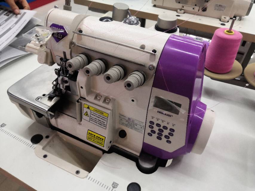 Toyama brand direct drive electric overlock machine HX6800T garment processing equipment mechanical equipment Specification image