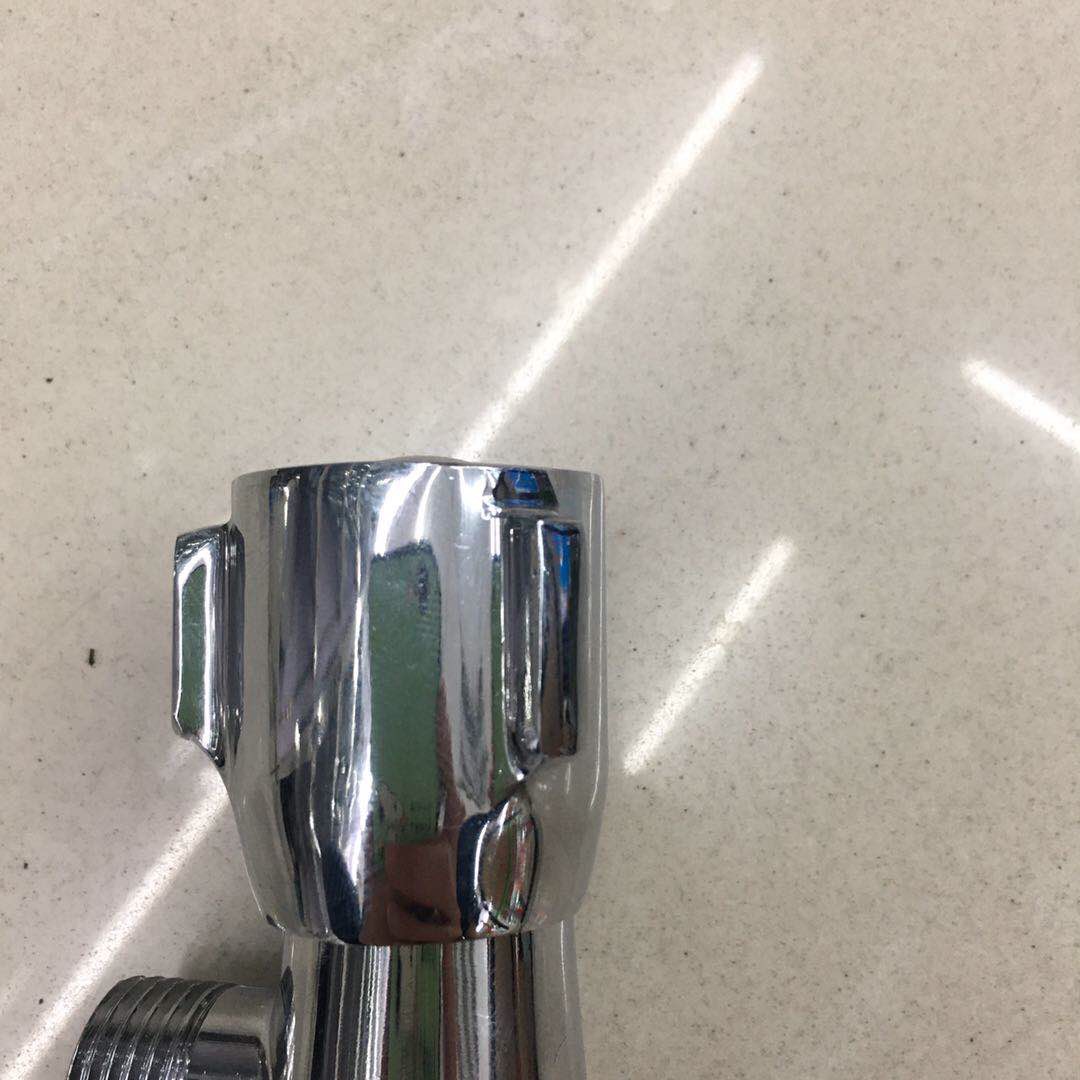 Thickened electroplated, universal cold and hot water Angle valve, toilet, water heater, faucet, stainless steel, extended bathroom hardware accessories Specification image