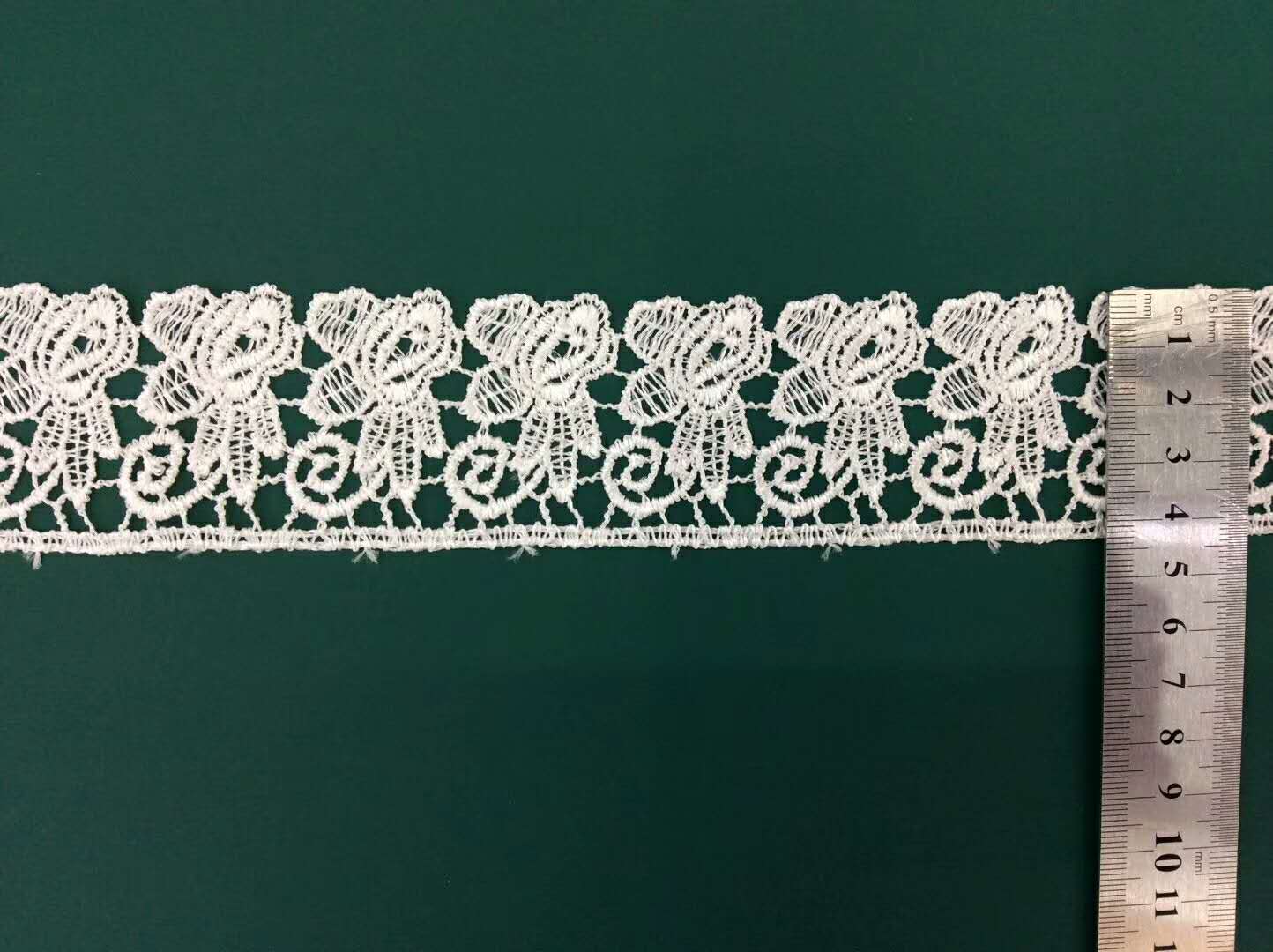 Guangdong lace, milk silk lace, water-soluble embroidery lace, various types of lace for clothing, curtains and home soft furnishings Specification image