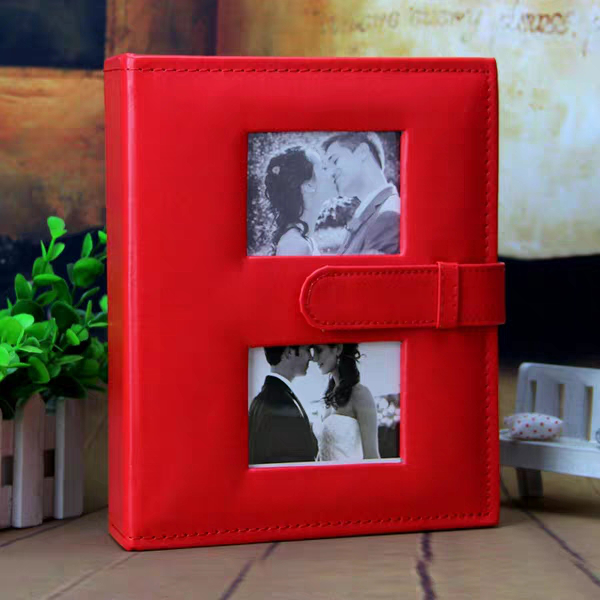 Leather open frame album lovers album family album