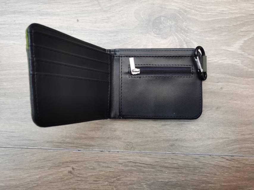 军绿中号爆款防水便携带男士对折钱包细节图