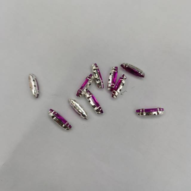 马眼魅惑紫色合金水钻服装辅料配件手缝玻璃贴水钻细节图