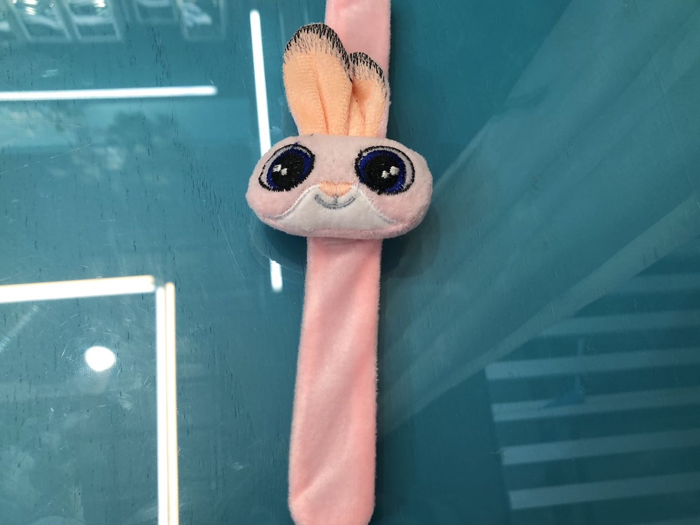 圣诞节礼物卡通啪啪圈儿童手环毛绒玩偶发圈