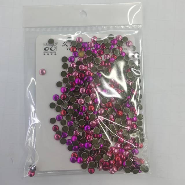 热销平底半圆铝合金铆钉DIY服装饰品辅料配件烫贴烫片