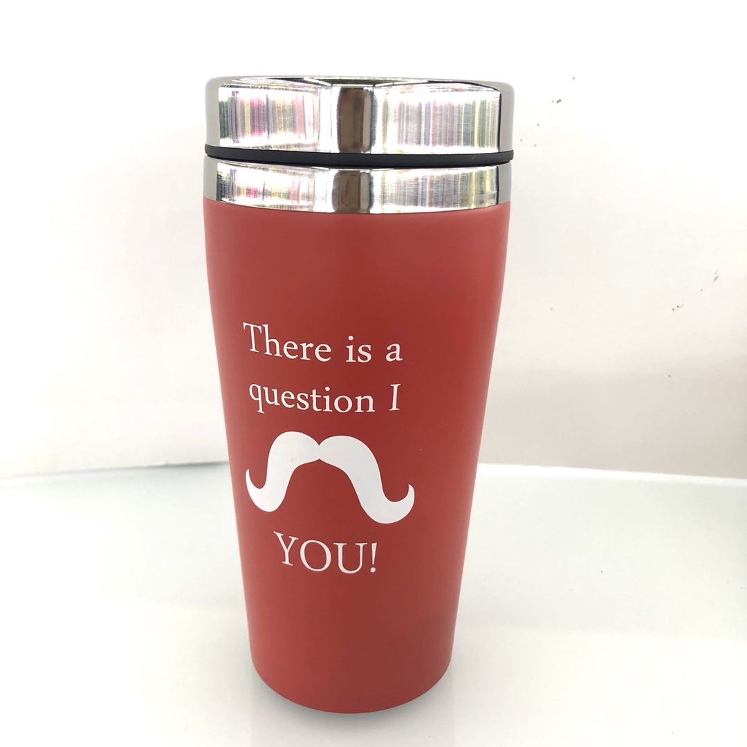 White beard red double colorful juice glass beer glass bar drinking glass liquid cold glass