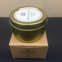 Gold iron box candle scented candle bedroom home
