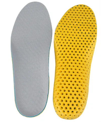 Sports Insole For Men And Women Breathable, Perspiration Absorbent Air Cushion Basketball Thickened Cushioned Honeycomb Insole Comfortable Super Soft