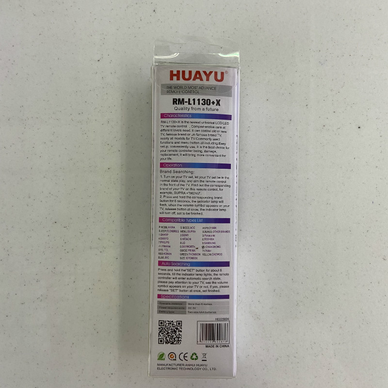 Manufacturers Direct Wholesale Lcd Tv Remote Control Rm-L1130+X Universal Remote Control Sample Customization details Picture