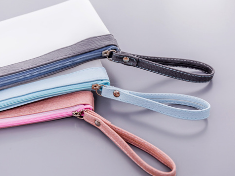 小清新透明磨砂笔袋简约果冻胶拼色学生铅笔盒细节图