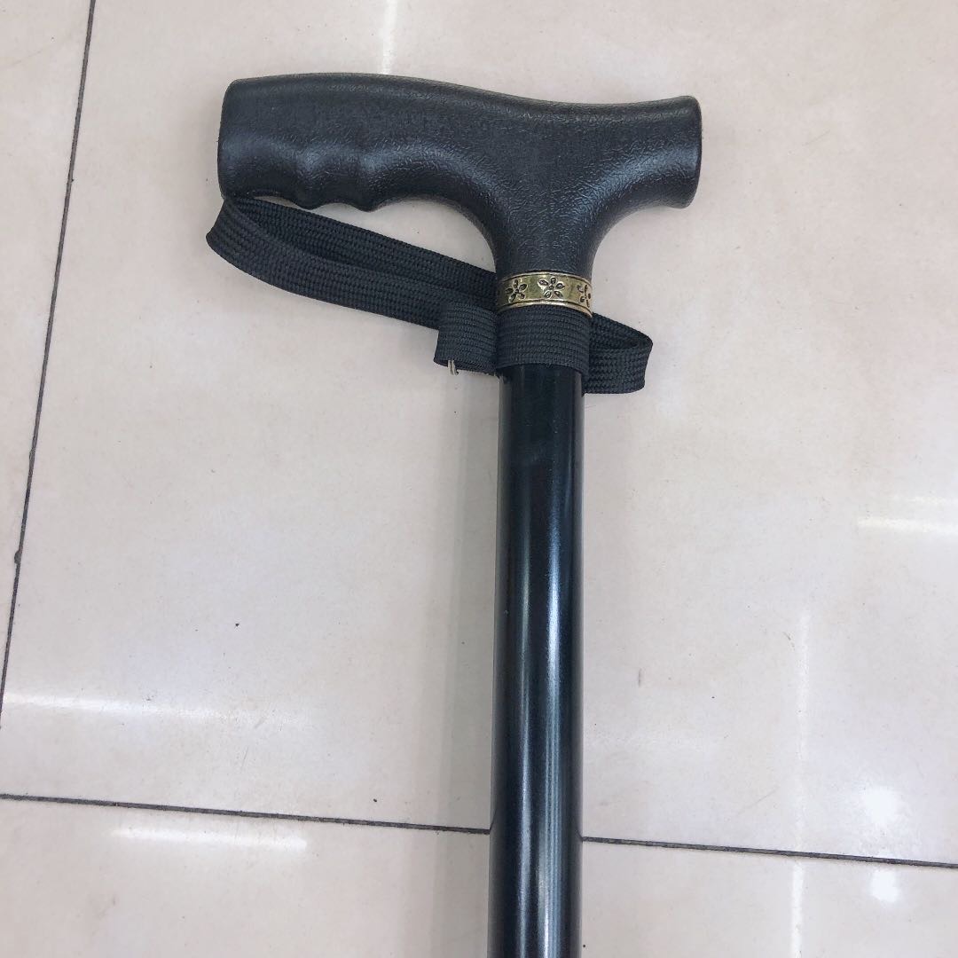 手杖拐棍登山杖老人轻便拐杖拐扙助步器三角多功能扶手四爪三脚产品图