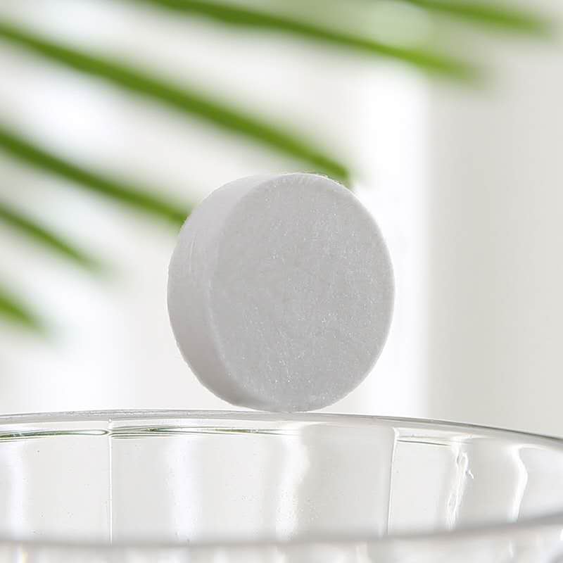 Wholesale of 50 compressed facial cleansers with candy pieces for travel, super soft and non-flaking Specification image