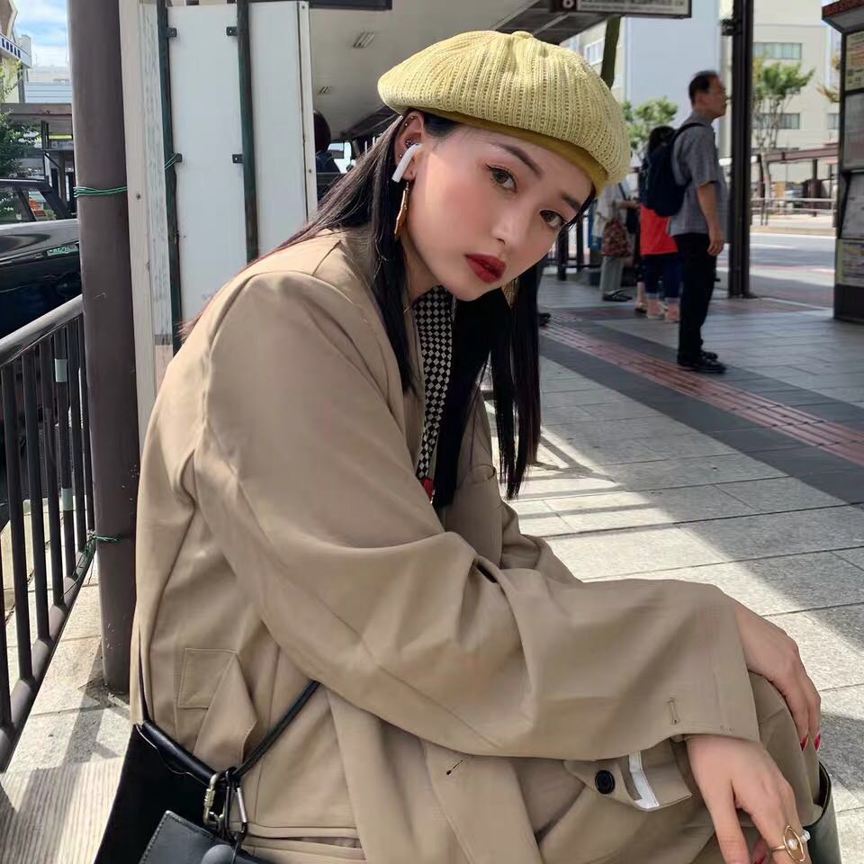 Hat Women's Corduroy Beret Vintage Artsy Hipster Newsboy Hat Painter's Hat Fall/Winter Everything Suny Bud Hat details Picture