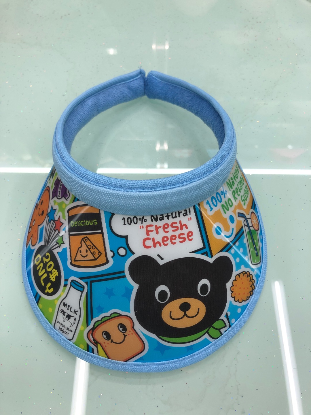 外贸新款时尚儿童发夹帽遮阳帽空顶帽厂家直销