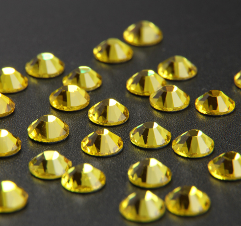 Factory Direct Hot Diamond Gold Champagne Nail Diamond Shaped Flat Bottom Rhinestones Super Flash Is Not Easy To Fall Bottom Specification drawing