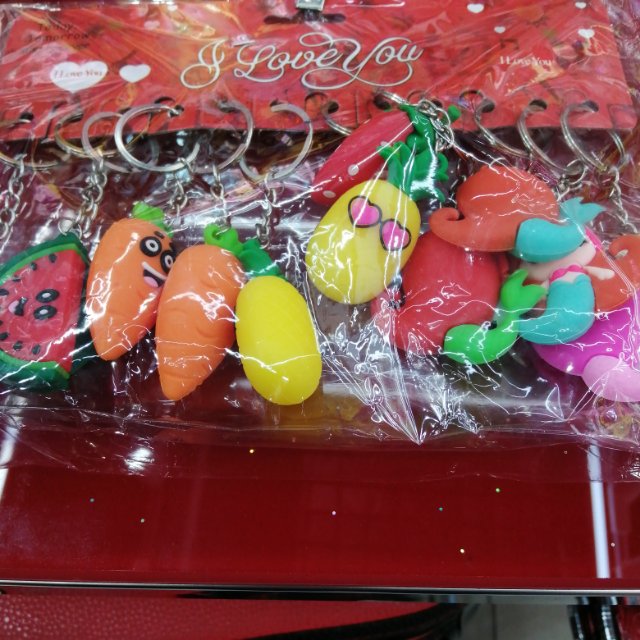 硅胶钥匙扣硅胶挂件硅胶饰品