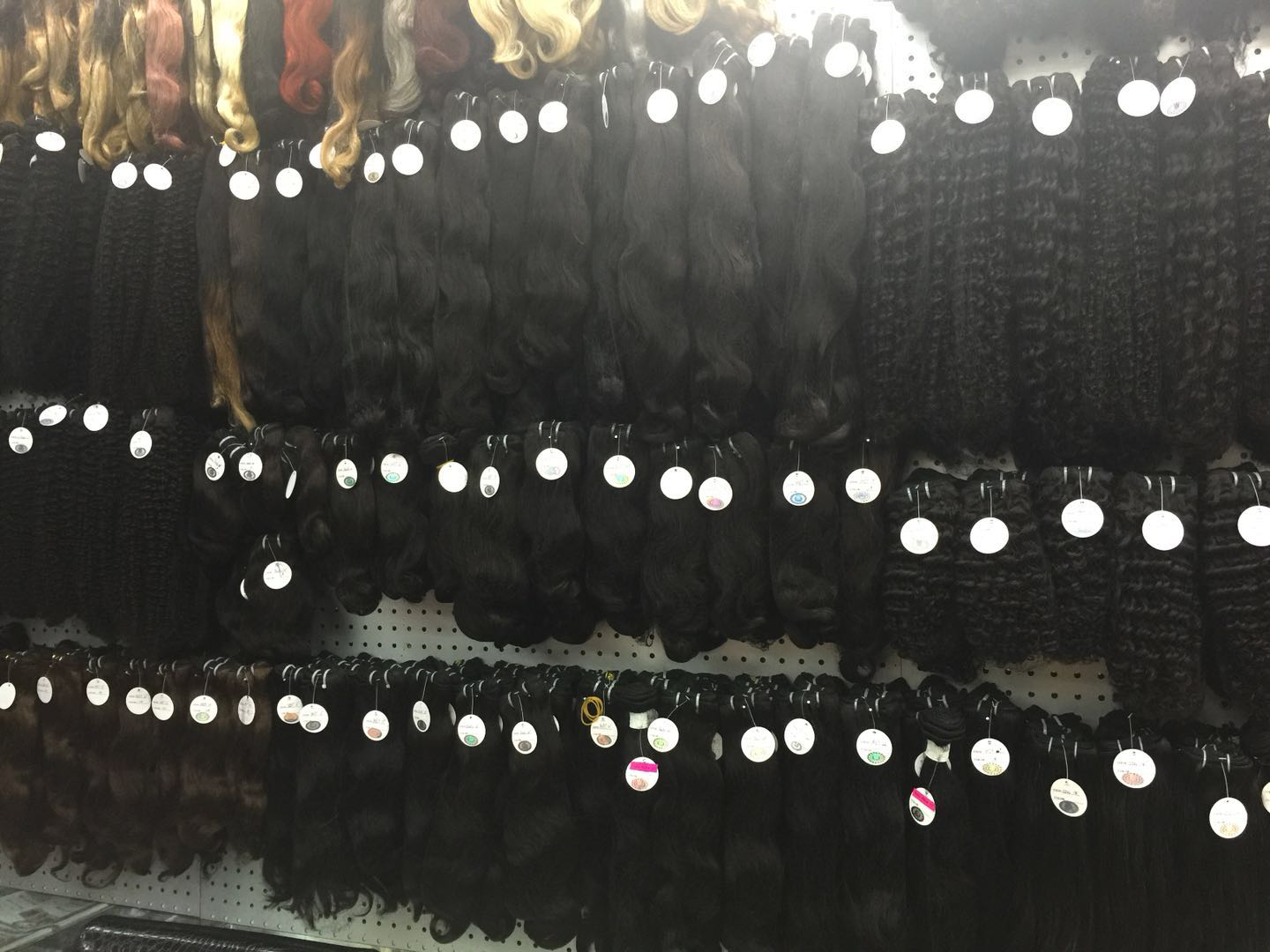美发用品百分百纯人发接发真发发条细节图