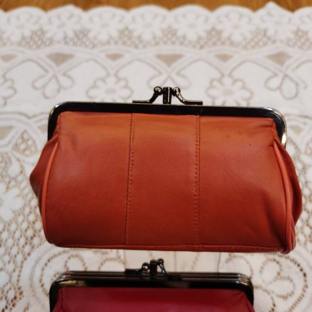 大号女式真皮夹子包零钱包图