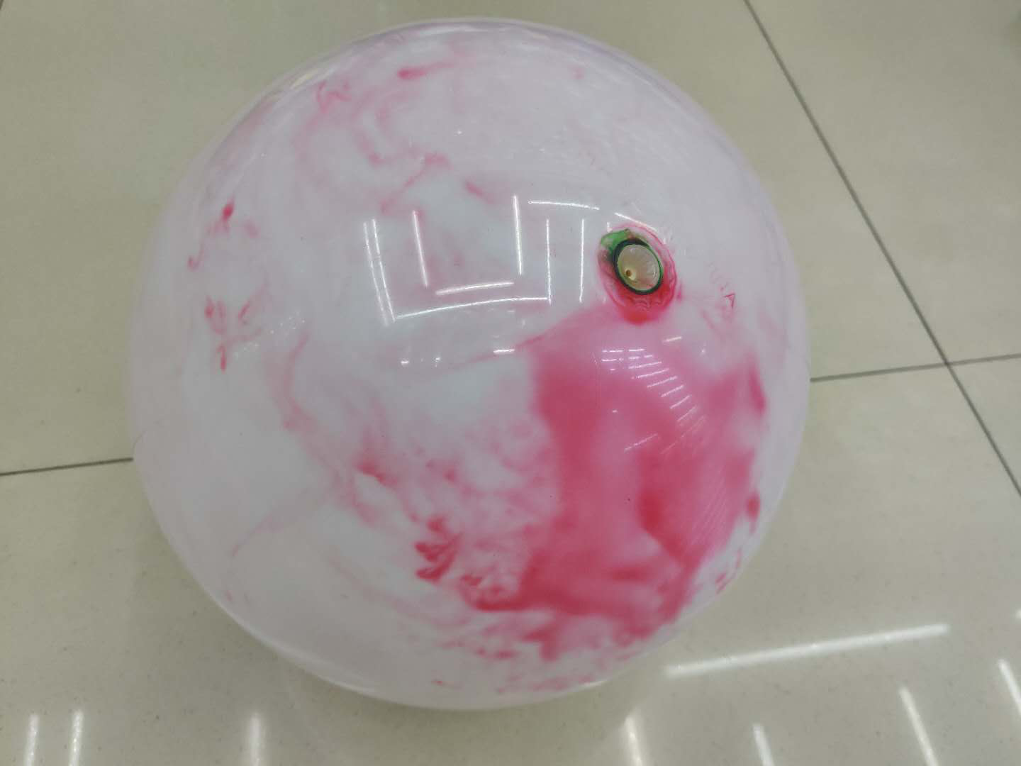 Cartoon One standard ball Kindergarten household children's inflatable yoga fitness jumping sheep horn ball large thickened jumping ball toy Specification image