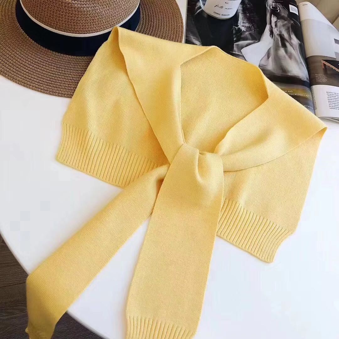 Women's Fashion Trend With Casual Solid Color Acrylic Shawls details Picture