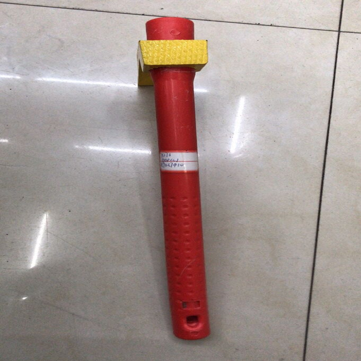 Manufacturers Direct Red Handle Adz Hoe Adz Planing Tile Tools Planing Axe Wall Building Tools details Picture