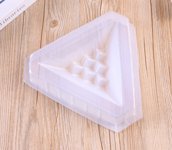 厂家直销三角形包装塑料盒吸塑透明内包装盒可来样定制