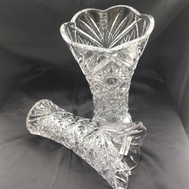 花瓶插花工艺品透明瓶子雕花工艺厂家直销产品图