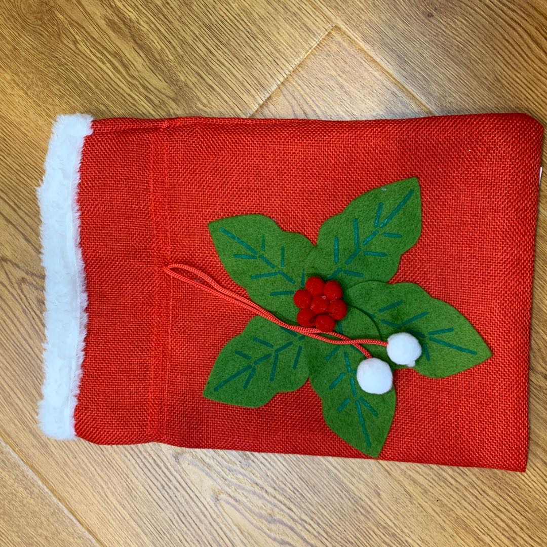 新款卡通圣诞礼品袋印花礼袋圣诞装饰品