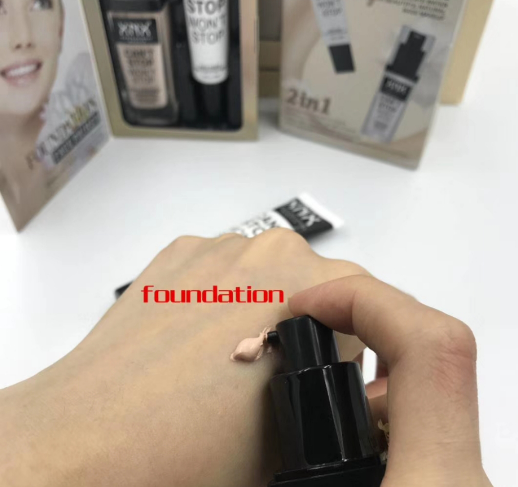 XNX brand black and white packaged foundation and primer Specification image