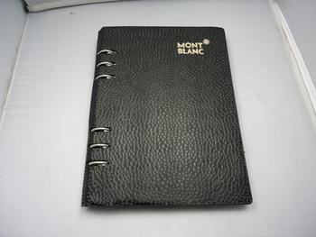 黑色仿皮荔枝纹简约商务笔记本万用手册记事本文件夹包产品图