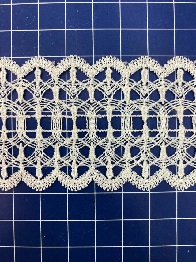 New Sura lace Guangdong cotton thread embroidery water-soluble clothing accessories details Picture