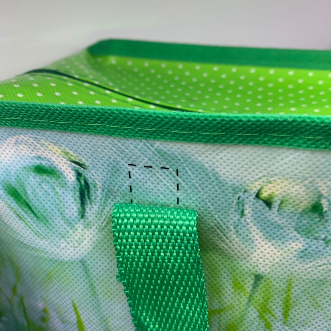 青绿色少女多功能袋子旅行包细节图