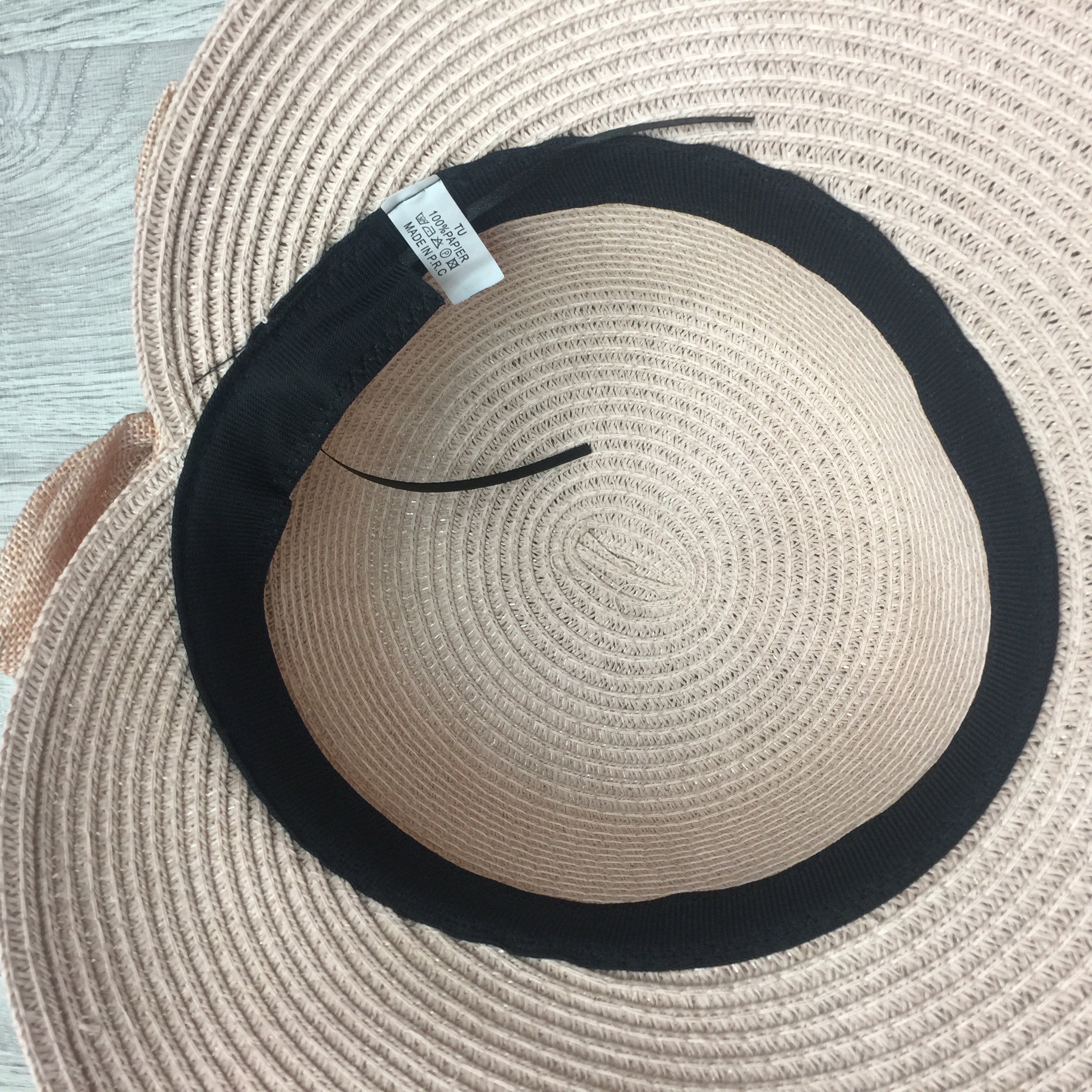 草帽女夏天遮阳帽百搭蝴蝶结户外出游防晒帽沙滩帽太阳帽小檐帽子细节图