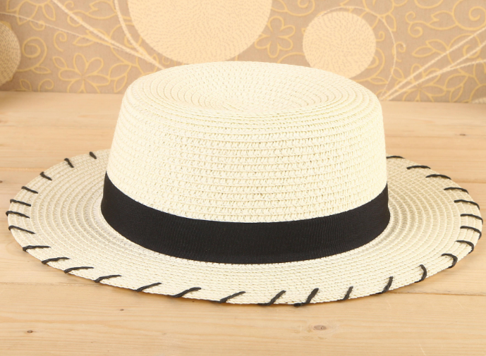 Collapsible sun Block Cowboy hat for men outdoor sun-shading sun hat tourist beach straw hat with large brim summer thumbnail