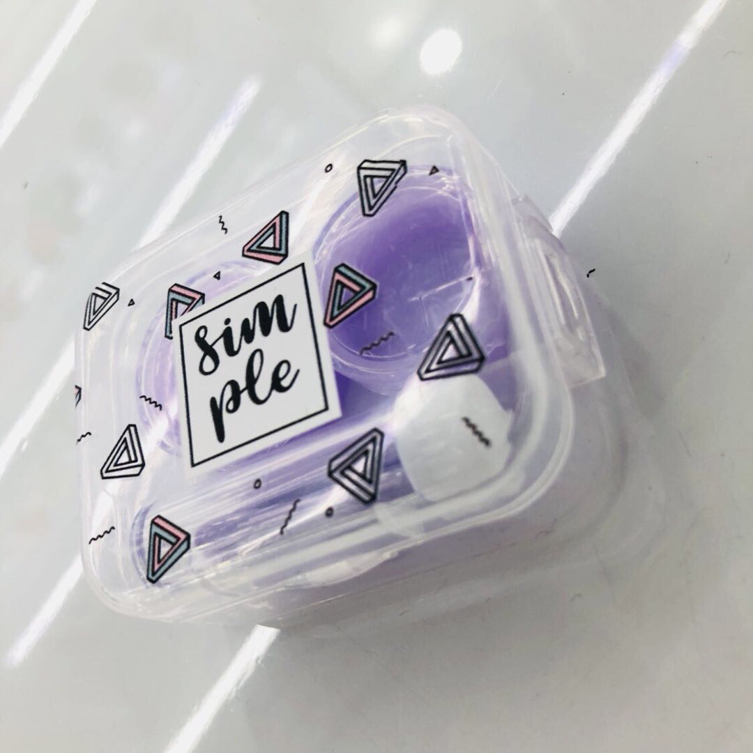 A compact and portable contact lens case for storing beauty contact lens care companion boxes Specification image