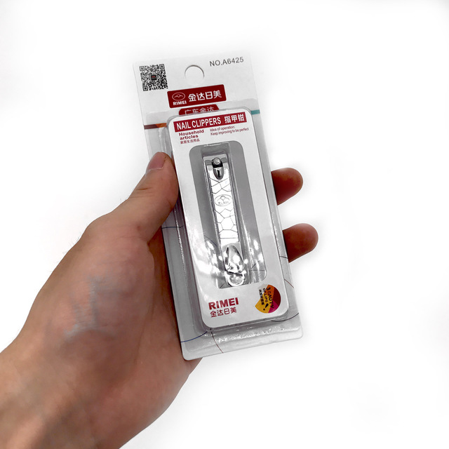 Japanese-american A6425 medium-sized nail clippers, independent clip packaging, electroplated clamp mouth, alloy stainless steel details Picture